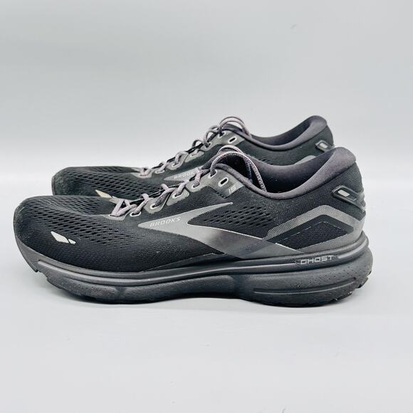 Brooks Shoes Mens 7 Black Mesh Ghost 15 Road Running Athletic Sneakers Comfort main image 8